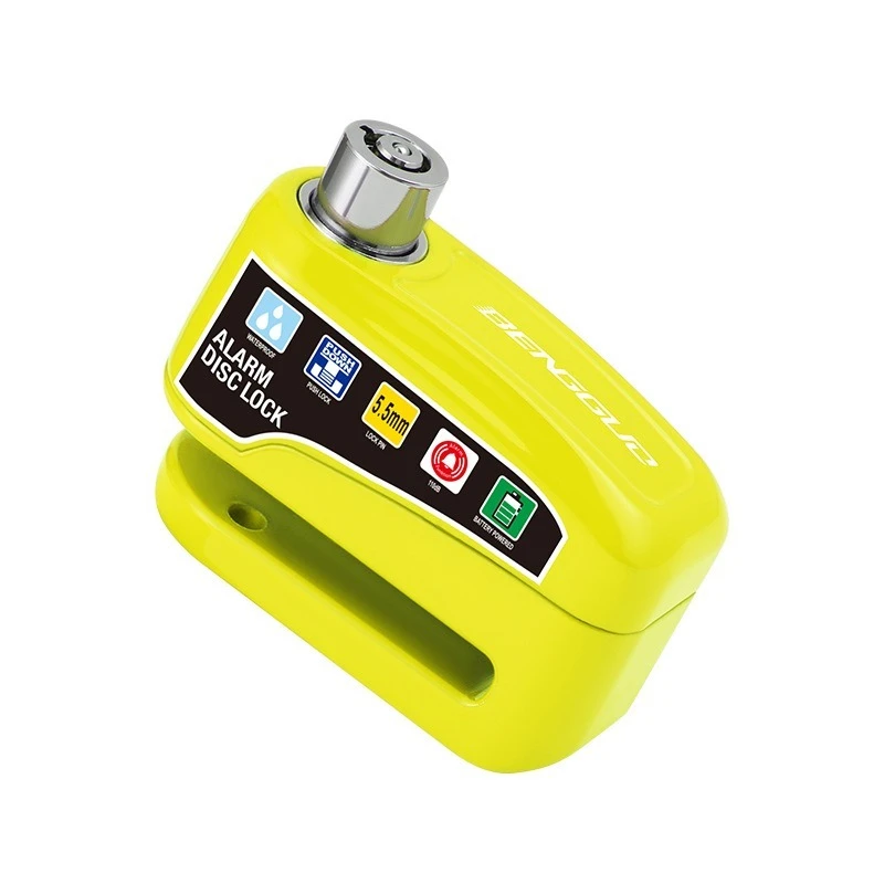 

Motorcycle Alarm Wheel Disk Brake Lock with Keys Motorcycle Alarm Brake Rotor Padlock Aluminum Alloy Motorcycle Bike Accessories