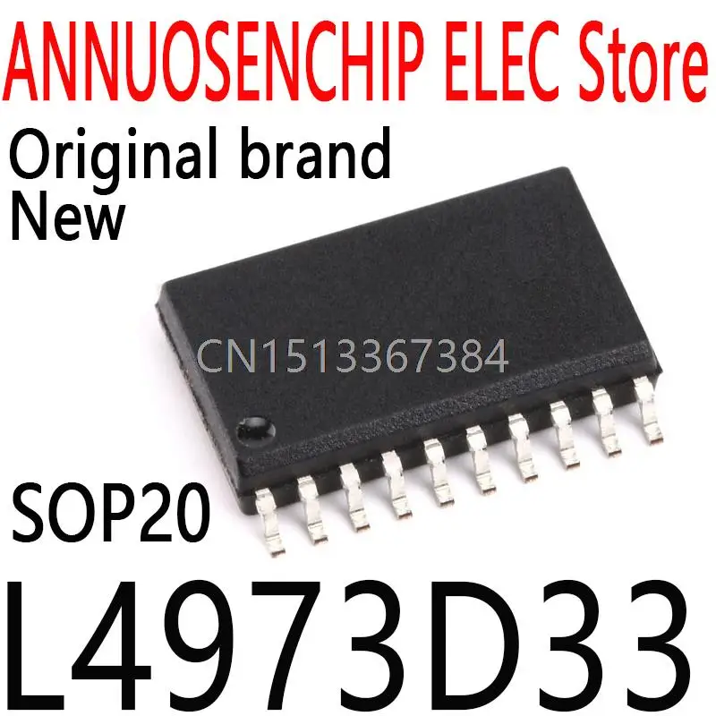 10PCS New and Original L4973D3.3 L4973D 3.3V SOP-20 L4973D33