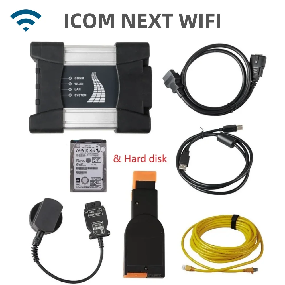 

v03/2024 ICOM NEXT WiFi ICOM ForBMW Car Diagnostic Programming Tool For Mini Cooper car scanner icom Next Software installed