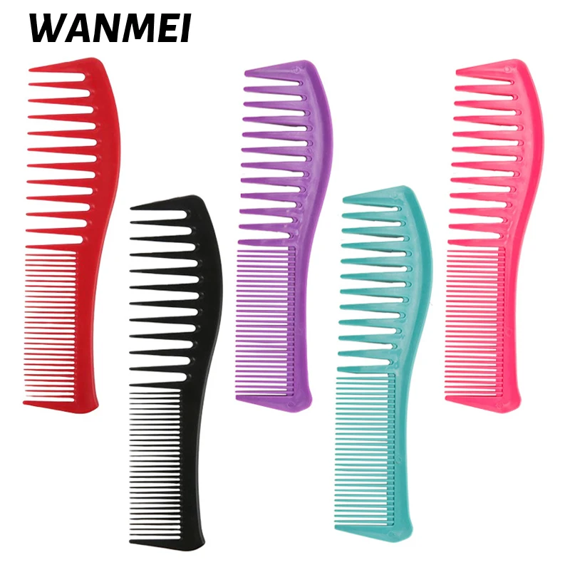 

Durable Fine Tooth & Wide Tooth Hair Hairbrush Combs Resin Anti-static Comb Hairdressing Comb for Women Girl Styling Combs