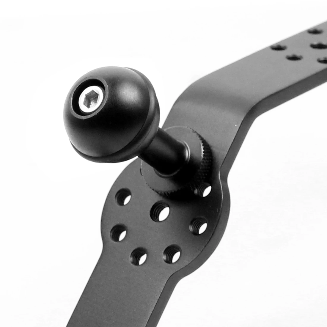 Tauchkamera-Trägergriff-Erweiterungshalterung aus Aluminiumlegierung für Dual-Handhalterung DSLR für GoPro Action Unterwasser – Detail 20