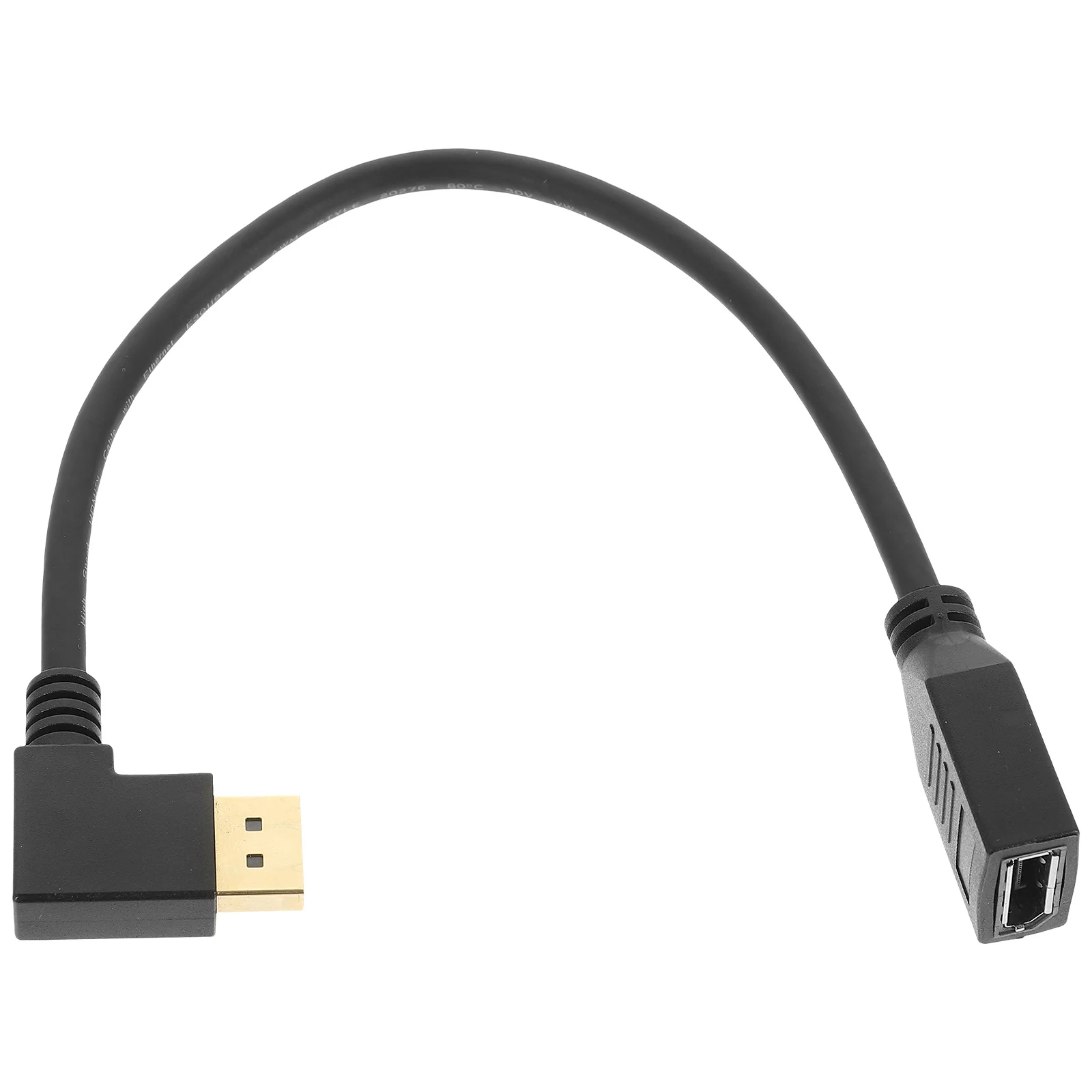 

Display Port Cable for Laptop Male to Female Extension Cord Stable Transmission Loss Media Applications