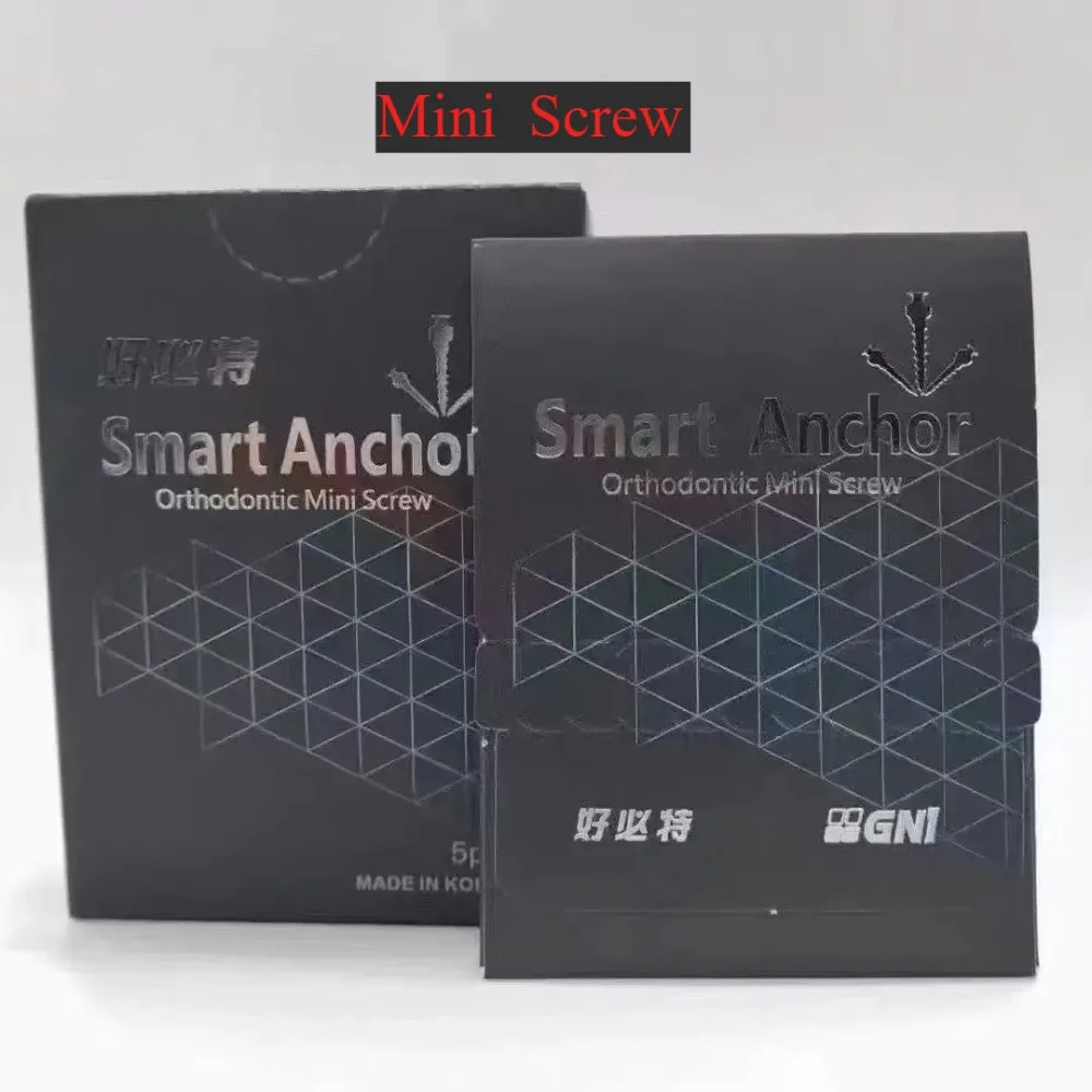 Korean Favorite Self-Driving Micro-Implant – 1pc Titanium Orthodontic TAD for Braces, Mini Screw with Multiple Sizes Available.