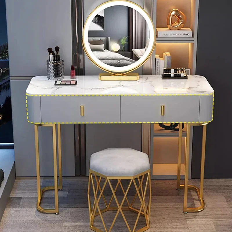 Nordic Small Dressing Table Women Free Shiping Storage White Dressing Table Toaletka Z Lustrem Do Sypialni Bedroom Furniture