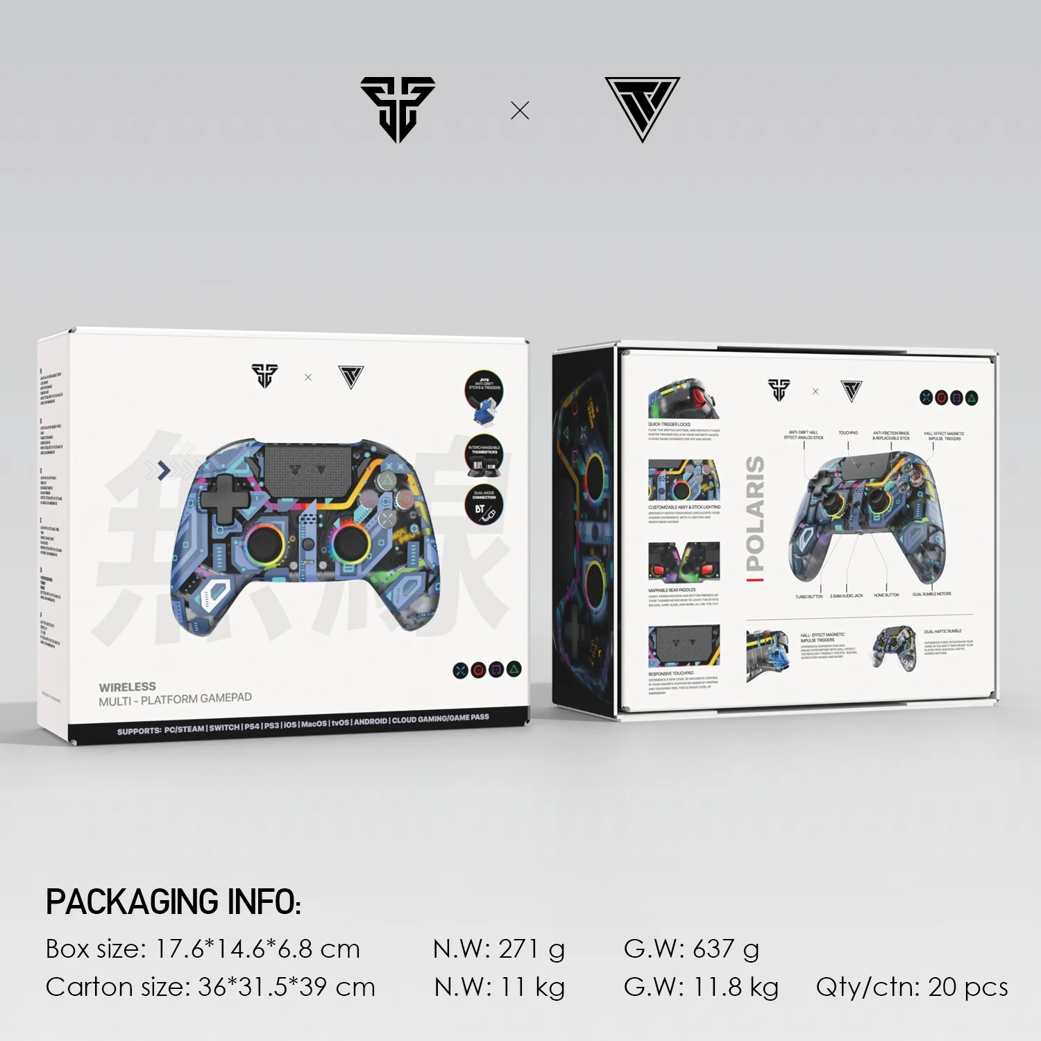 Manette PS5 DualSense Gris Camouflage – Joysticks à Effet Hall Neufs (anti-drift) – Occasion Super état