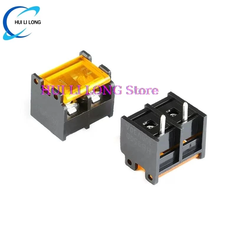 5-10 Pcs HB9500 2P 2Pin PCB Screw Terminal Block Connector HB-9500 300V 30A Lid Barrier Terminal 9.5MM Pitch