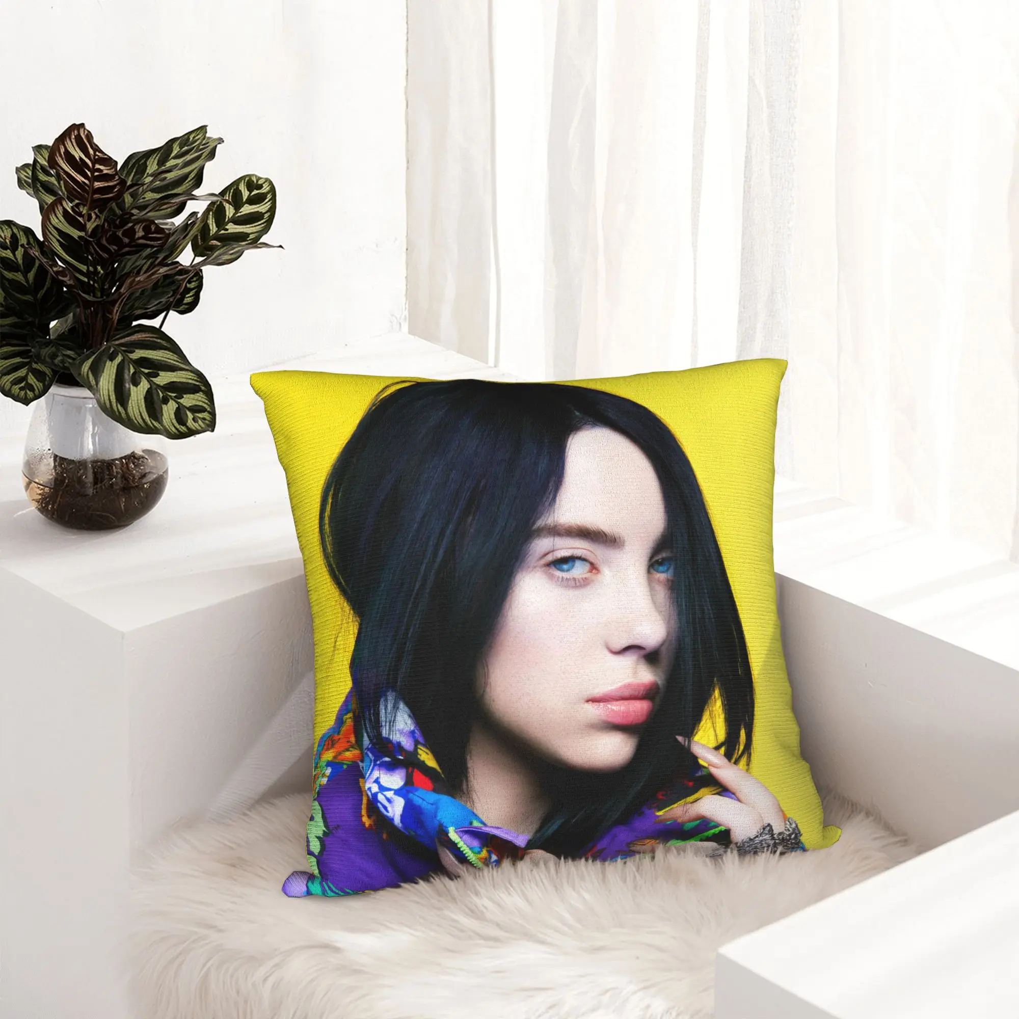 Billies Hit Me Hard And Soft Pillowcase  Printing Polyester Cushion Cover Decor  Throw Pillow Case Cover Home Zippered 45X45cm