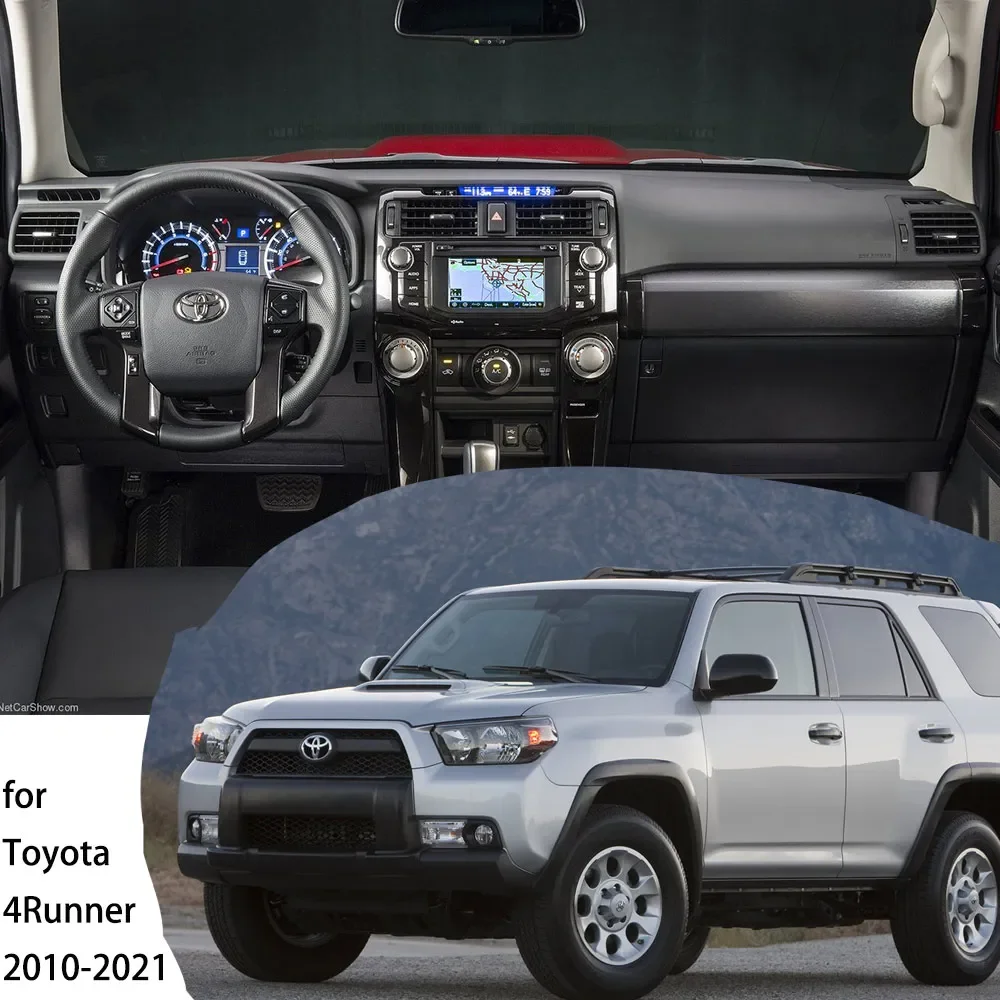 Dashboard Center Console Cover Mat for Toyota 4runner 4 Runner N280 2010 2011 2012 2013 2014 2015 2016 2017 2018 2019 2020 2021