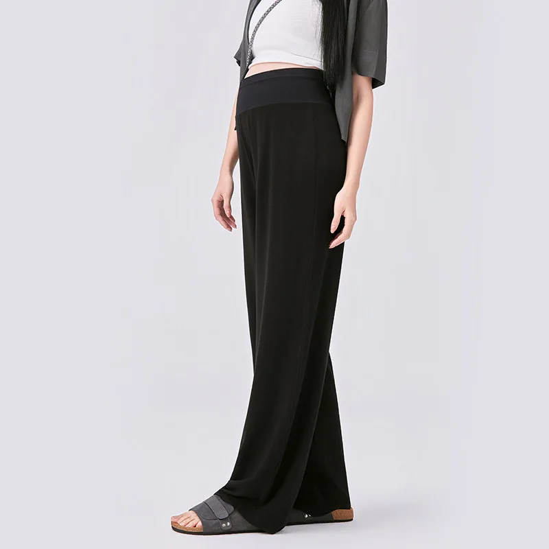 2026 New Spring Summer Maternity Pants High Waist Loose Plus Size Casual Trousers, Versatile Outer Wear Bottoms Pregnant Women