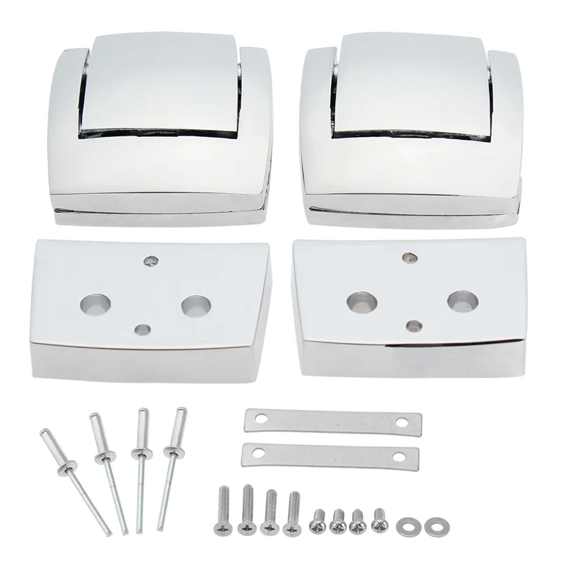 

Trending Trunk Bag Hinge And Latch Kit Silver Metal For Chopped For Razor Tour Pak