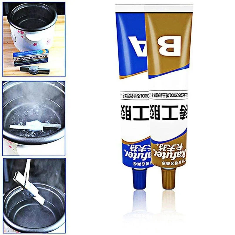 Kafuter A+B Metal Repairing Adhesive Super Glue Iron Steel Auto Radiator Water Tank Special Leakage Plugging Welding Gluelue