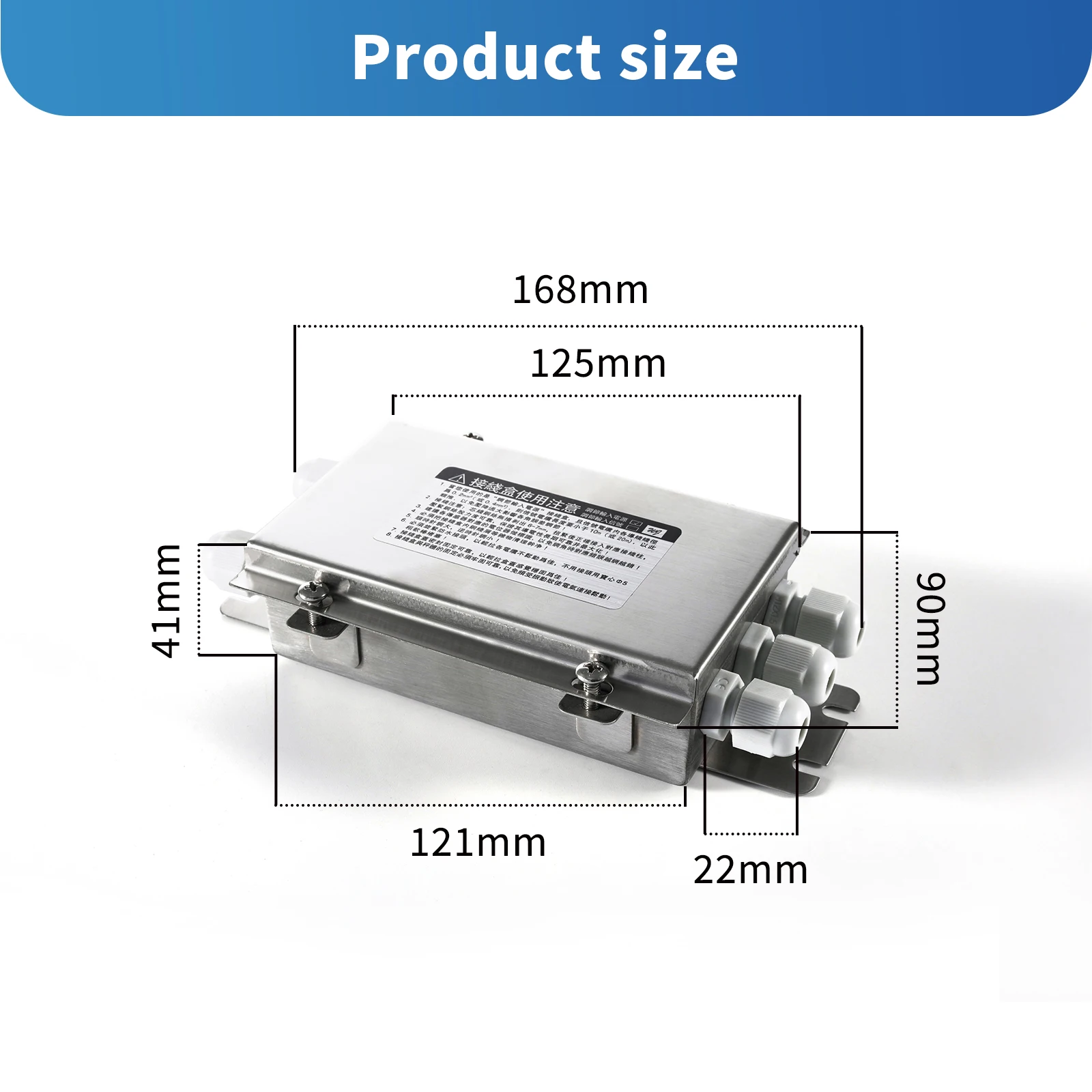 Load Cell Weighing Sensor Stainless Steel Metal Loadometer Platform Scale Sensor Junction Box  Weighing Junction Box for Sensor