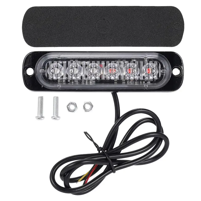 

6LED Truck Side Light Pickup Forklift Flash Light Beacon Lamp Led Strobe Warning Light Cheap Strobe Grille Flashing Light