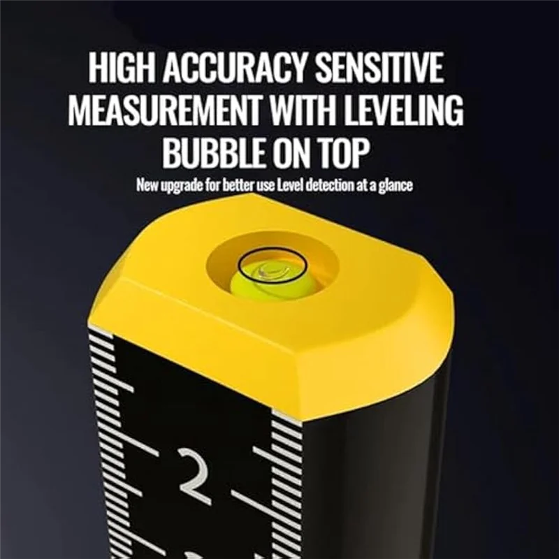 

ABKJ-6Pcs Ceiling And Floor Tile Height Ruler, Drop Ceiling Installation Tools, Magnetic Base Laser Target Card Plate
