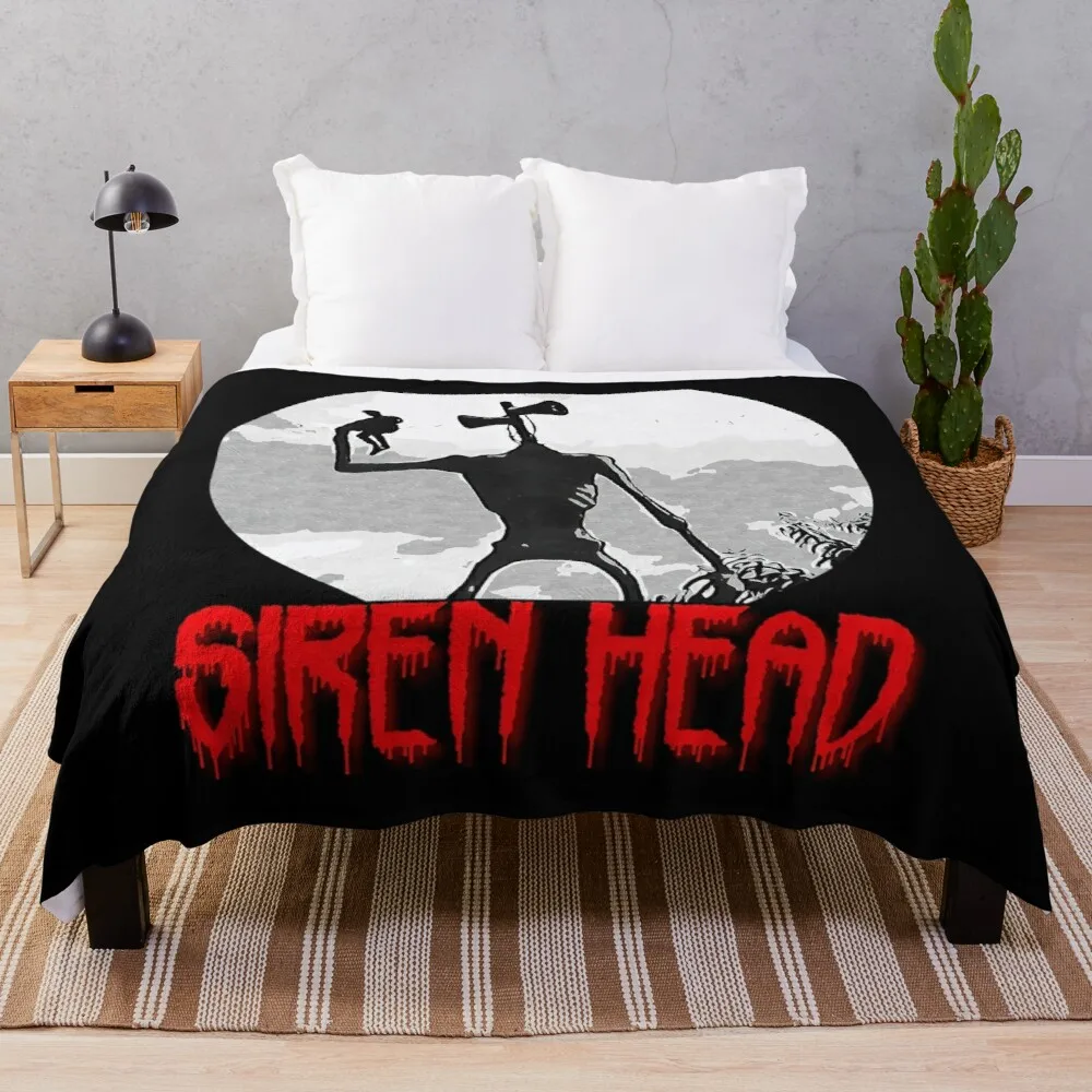 Siren Head Throw Blanket throw blanket