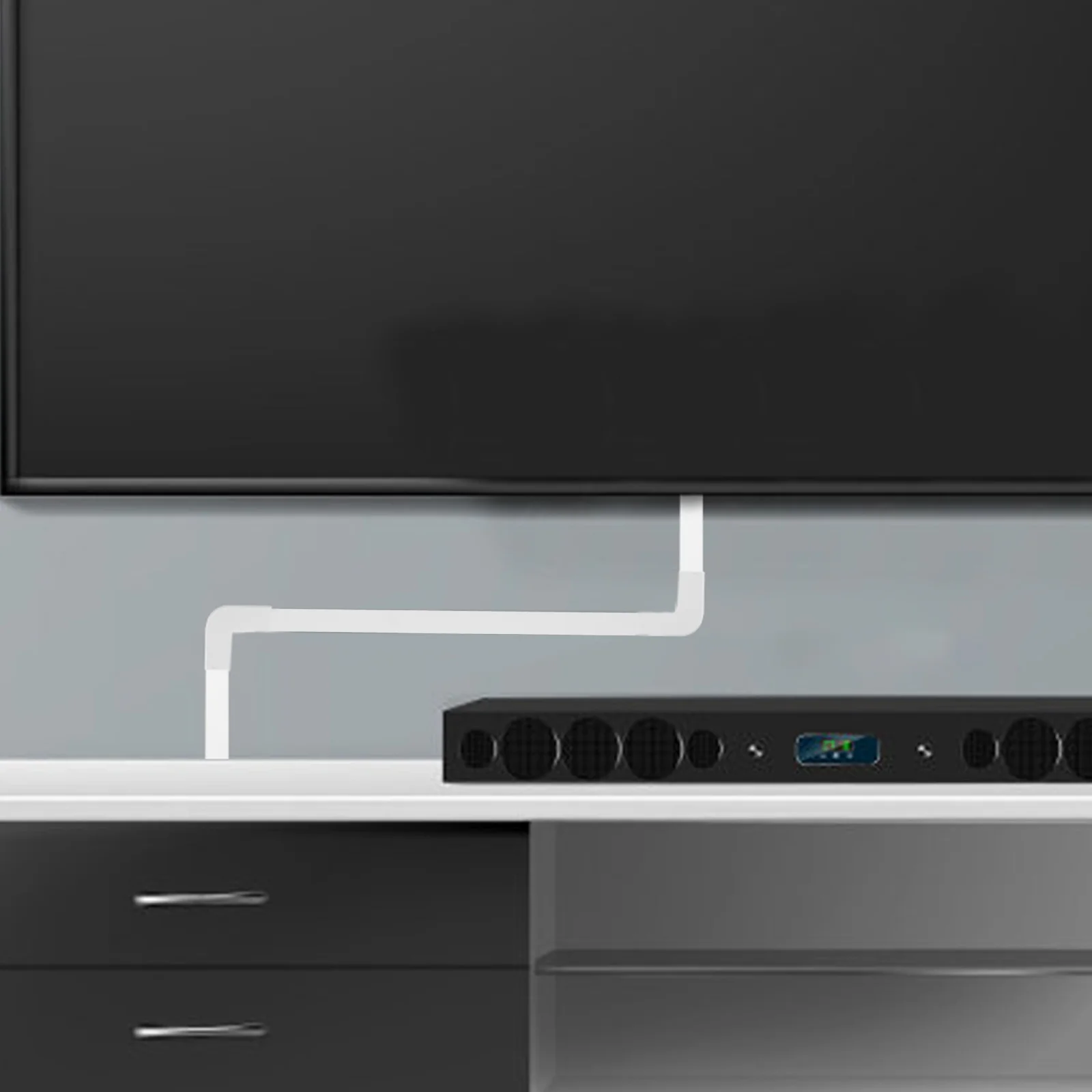 

Wire Management Kit Pvc Cable Organizer For Wall Mounted Cord Hider Flat Plug Mini Split Line Set Cord Covers