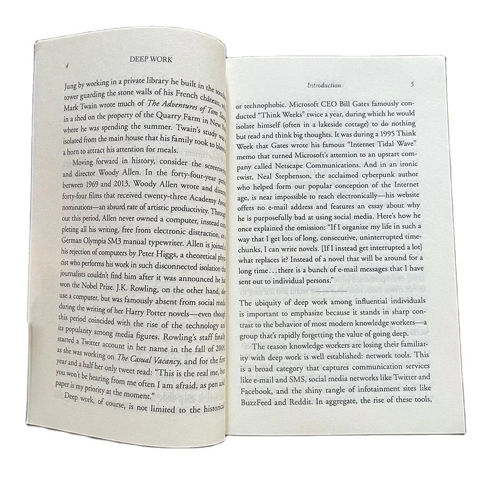 Carl Newport's Deep Work Rules: The Focus of The Leader's Success Guide, and The Explosion of Tough Motivation Books.  Books