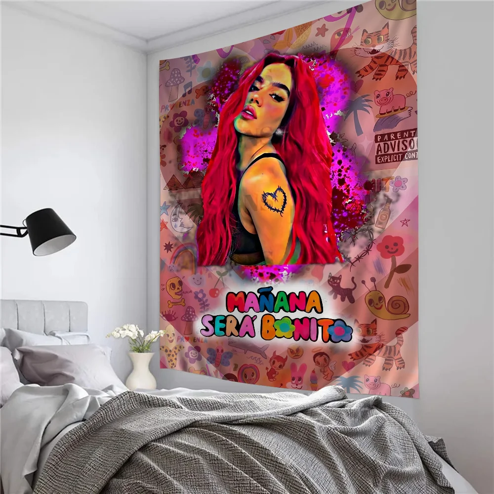 Karol g Manana Sera Bonito Hippie Wall Hanging Tapestries Art Science Fiction Room Home Decor Kawaii Room Decor