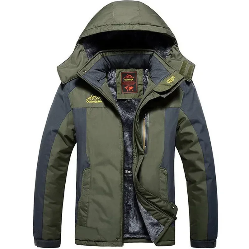 pockets-2025-nuova-giacca-da-pesca-outdoor-per-uomo-taglie-forti-invernale-antivento-resistente-al-freddo-in-velluto-rinforzato-per-alpinismo