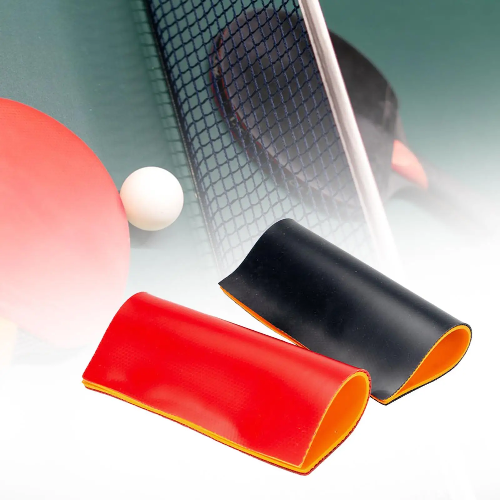 2x Table Tennis Rubber Cover Easy to Use Sturdy Easy Carrying Thickness Multipurpose Non Slip for Gym Training Household Athlete