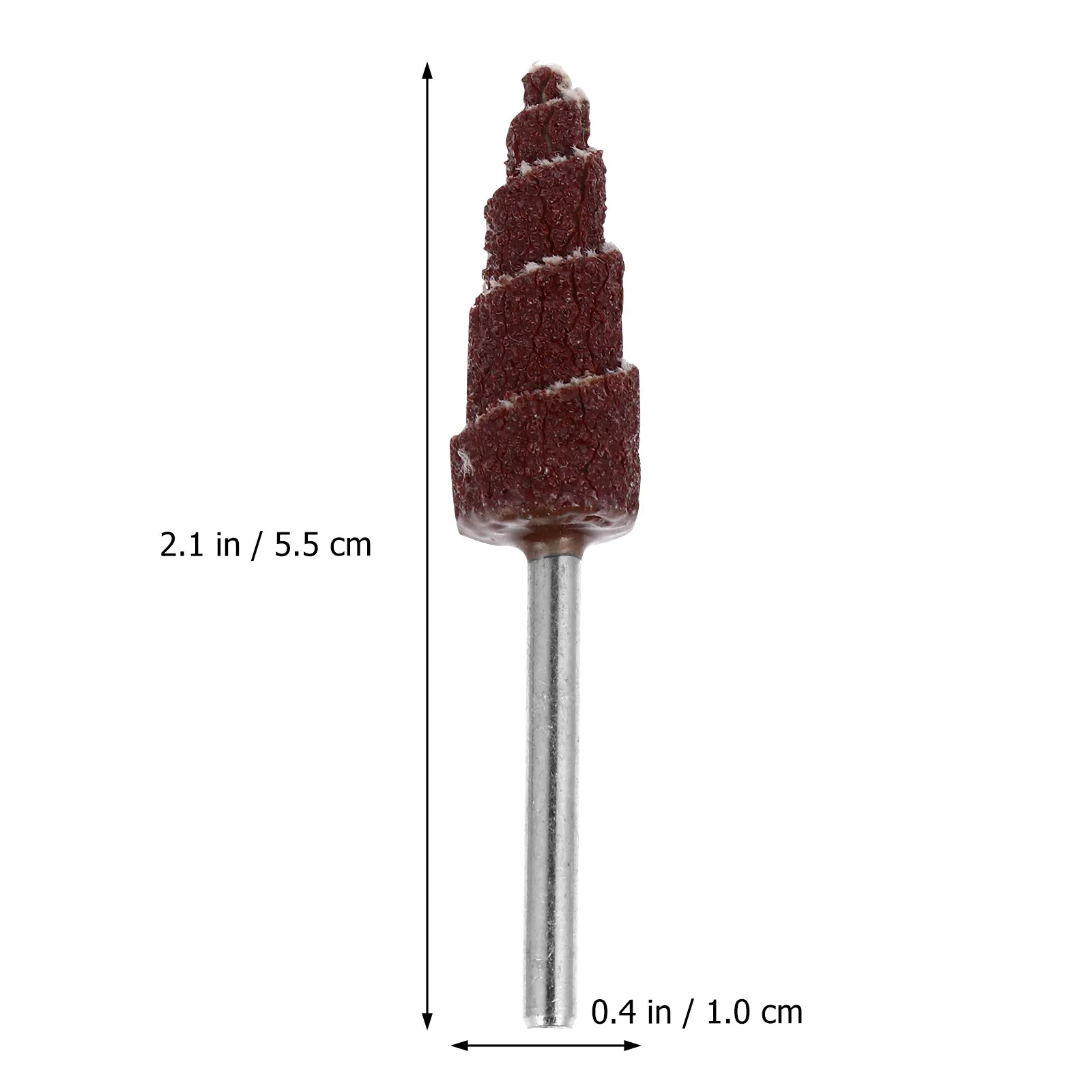 20Pcs Professional Abrasive Flap Wheel Cone Type with Metal Shaft for High Efficiency Polishing Grinding Deburring on Curves - view 2