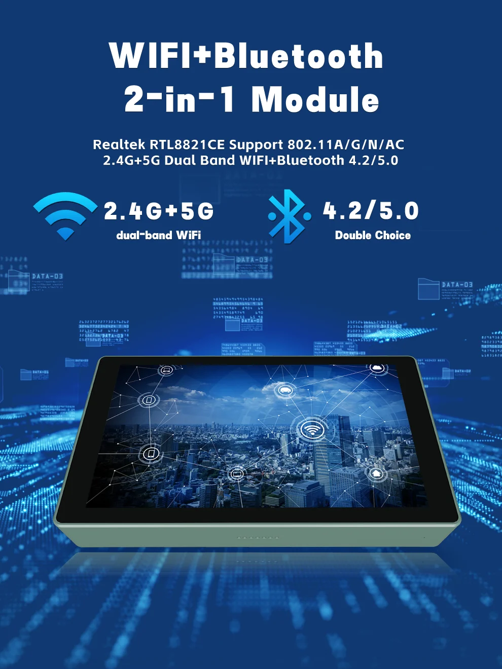 H55N 5.5' Touchscreen Mini PC Intel N5100 4-Core 8GB DDR4 128GB SSD Windows11 1920x1200 IPS WiFi6 BT5.0 4xUSB 3.0 Type-C Mini PC