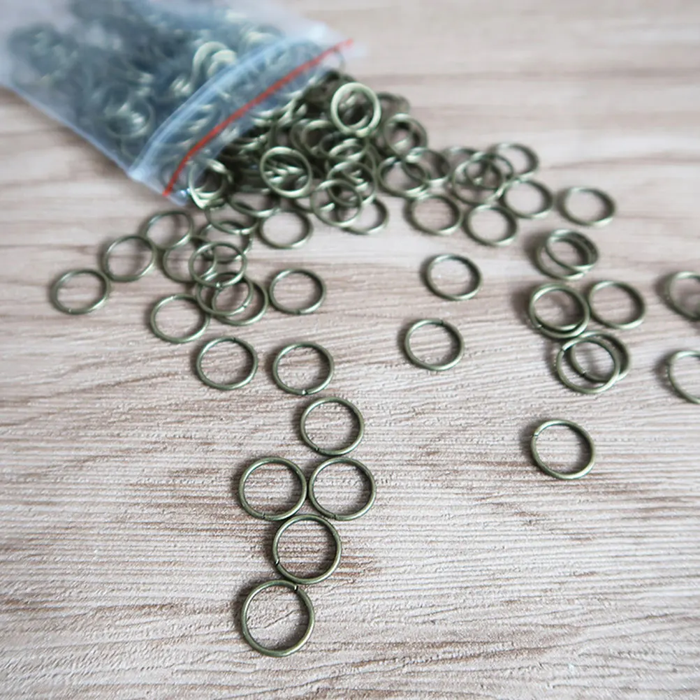 

200pcs Metal Open Rings For Jewelry Rings Split Open Jewelry DIY Chain Circle Anti-rust Stainless Steel Secure Closure
