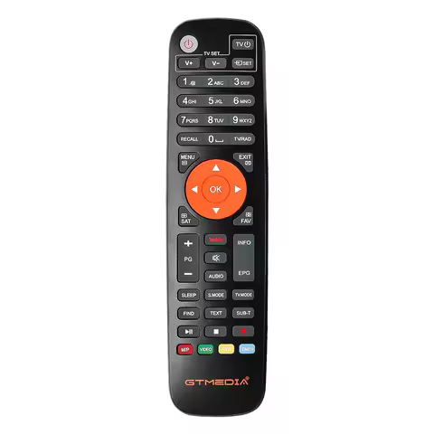 GTMEDIA New Version IR V7/V8 Remote Control TV Receiver Remote Control for Gtmedia V7 S2X V7 Pro V7 TT TV Receiver TV Box