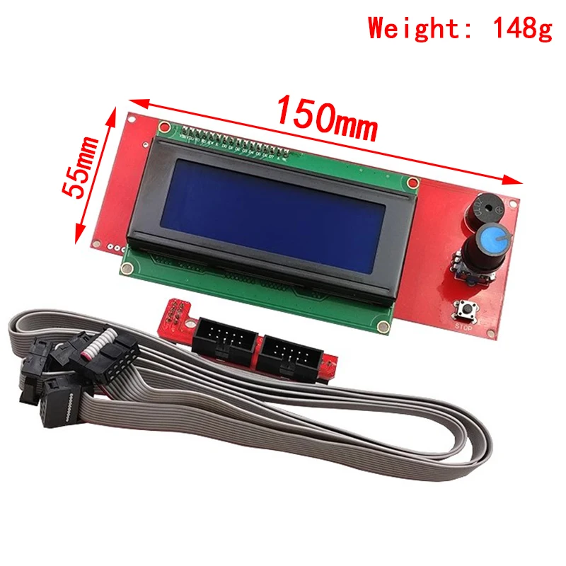 2004 Lcd 12864 Display 3D Printer Reprap Smart Adapter Controller Reprap Ramps 1.4 1.6 Mega 2560 Board 2004 LCD Controle