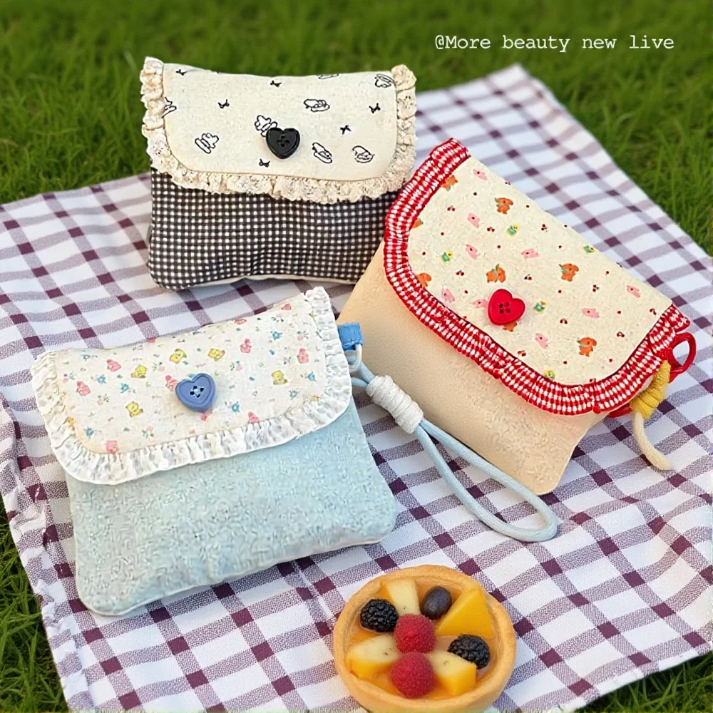 

Двухслойная маленькая сумка для хранения с ремешком, портативный органайзер для гигиенических прокладок и косметики для женщин и девочек, кошелек для монет, держатель для карт