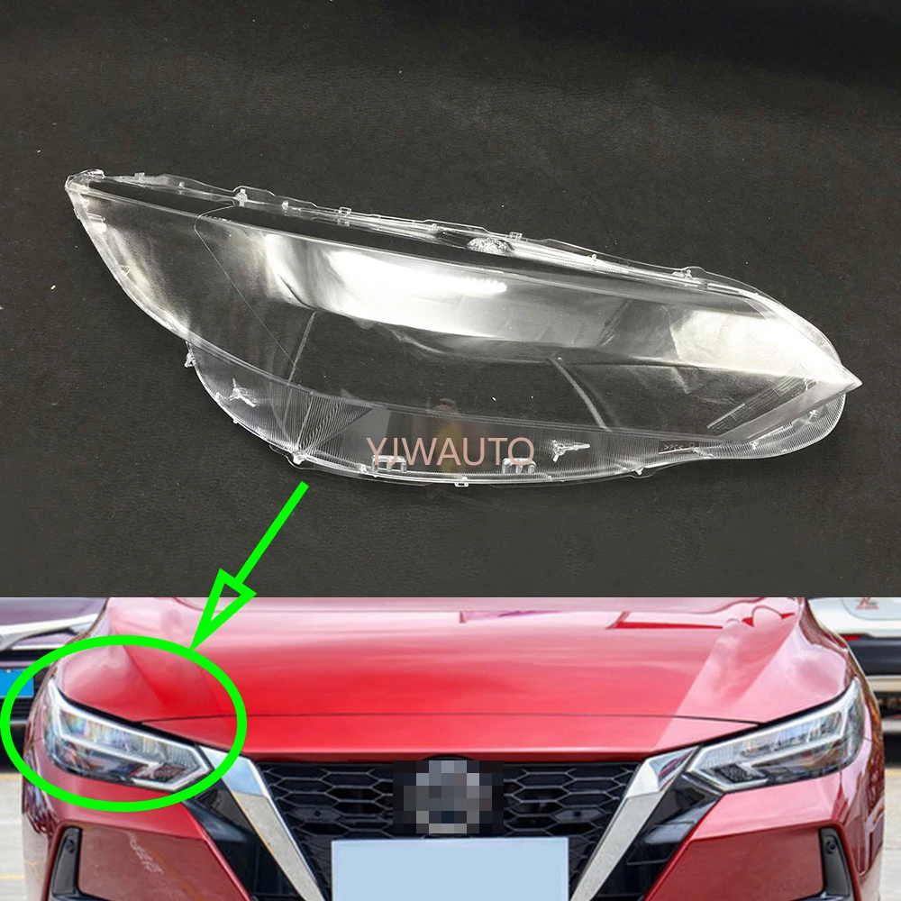 

Headlight Cover For Nissan Sylphy 2019 2020 Headlamp Lens Car Light Glass Replacement Auto Shell Projector Lens