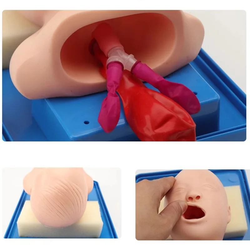 Neonatal Infant Tracheal Intubation Model Simulator Newborn Tracheal Intubation Training Mannequin