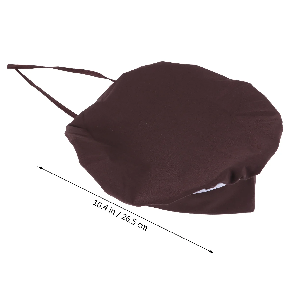 Bindable Chef Hat Premium Cotton Lightweight Dustproof Working Cap For Catering Baking Restaurant Staff Adjustable Lace-Up Food