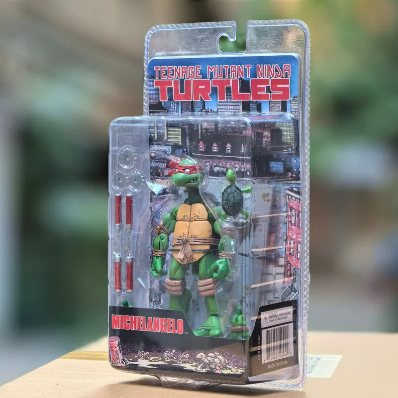 NECA Teenage Mutant Ninja Turtles 2008Anime Figure TMNT Turtles First Ninja Action Figure Model Doll For Gift And Toy Collection