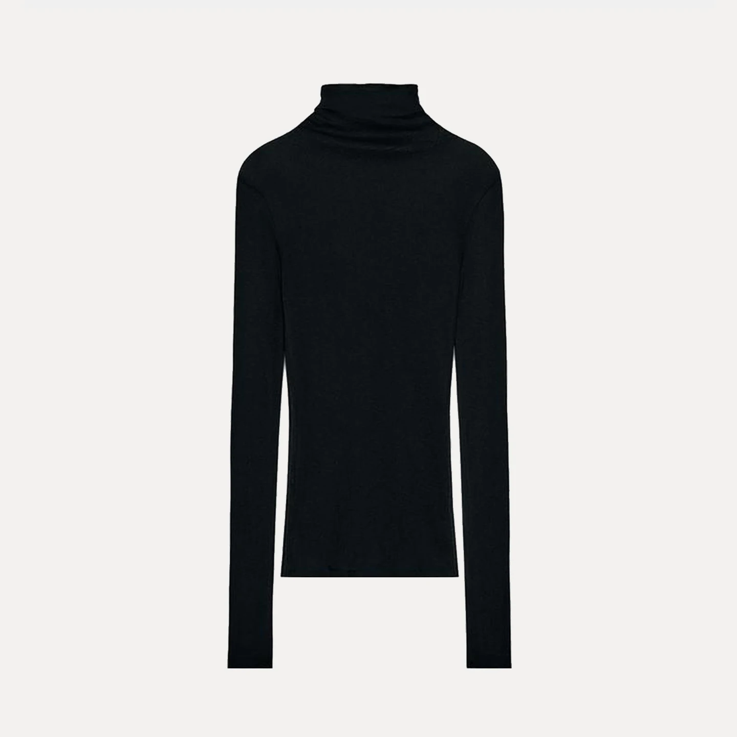 2025 invierno nueva mujer Faion Personali largo Sve cuello alto camiseta Color camiseta Z marca ropa de punto para mujeres