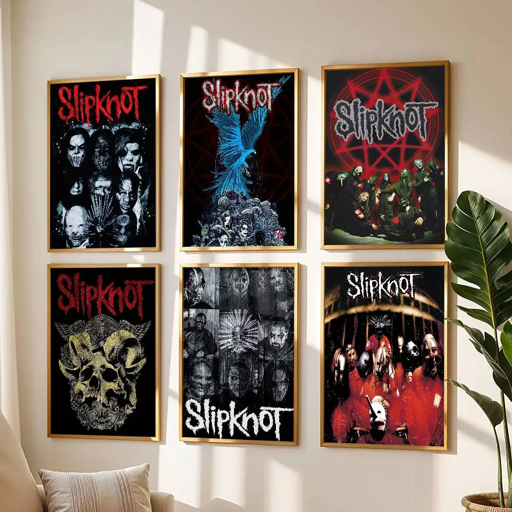 1pc Rock Band S-Slipknot L-Live bei Msg Poster Druck für Schlafzimmer Wohnzimmer Home Decor Malerei Wand Kunst HD Bild Wandbild