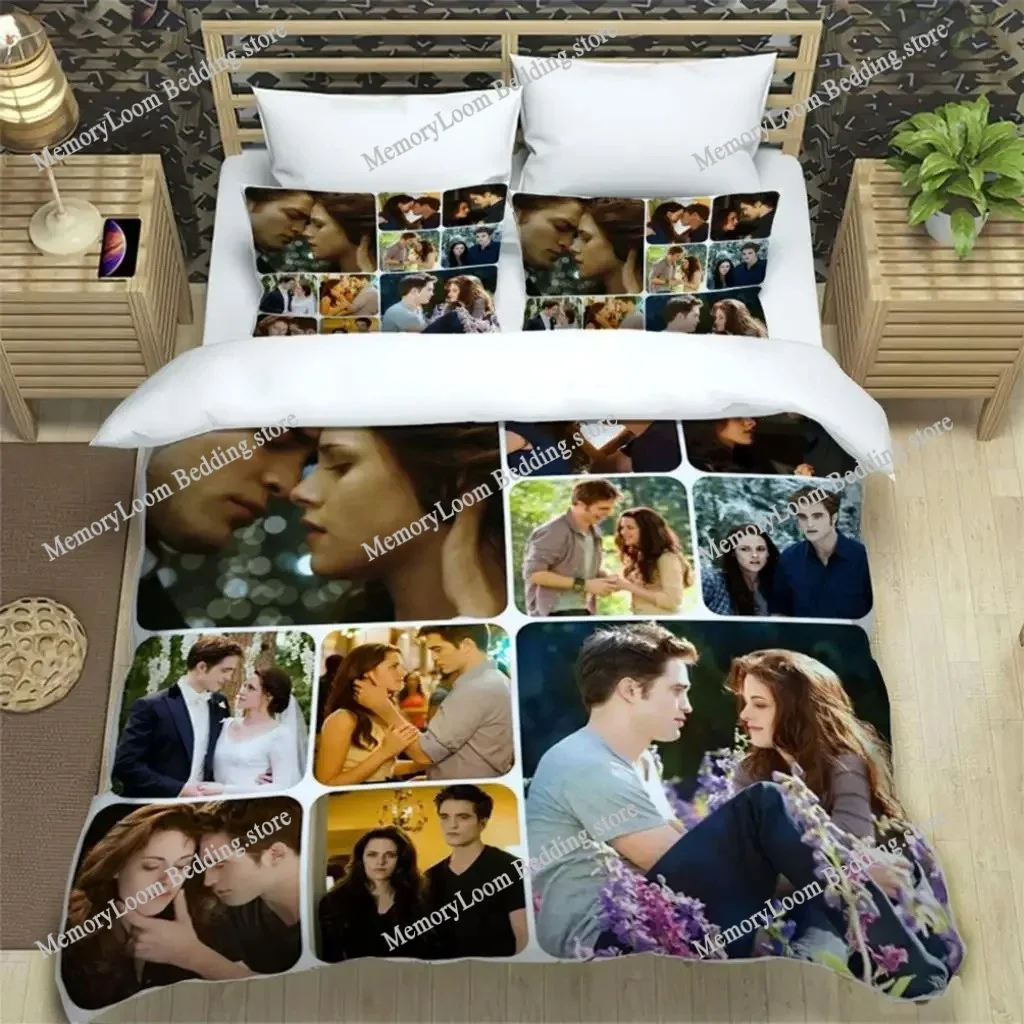 

Twilight Print Bedding Set Fashion Article Boys Or Adults For Beds Quilt Covers Pillowcases Bedding Set Gift Home Textileextile