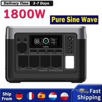 Oukitel P1500 Plus 1800W Portable Power Station 1536Wh 51.2V Pure Sine Wave Lifepo4 Battery 2W Led