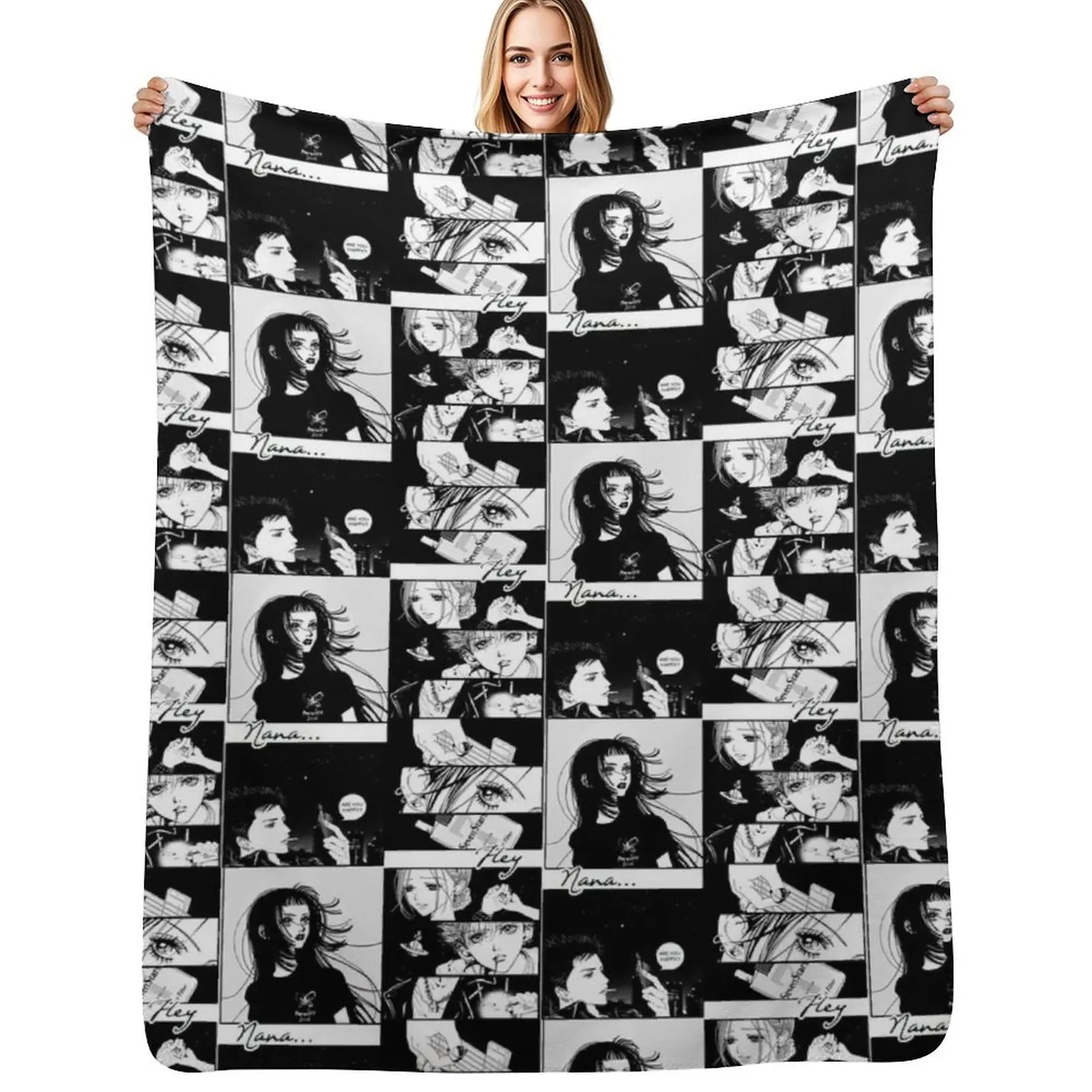

Hey Nana (High Quality) | Ai Yazawa Throw Blanket warm winter Stuffeds manga for winter Blankets