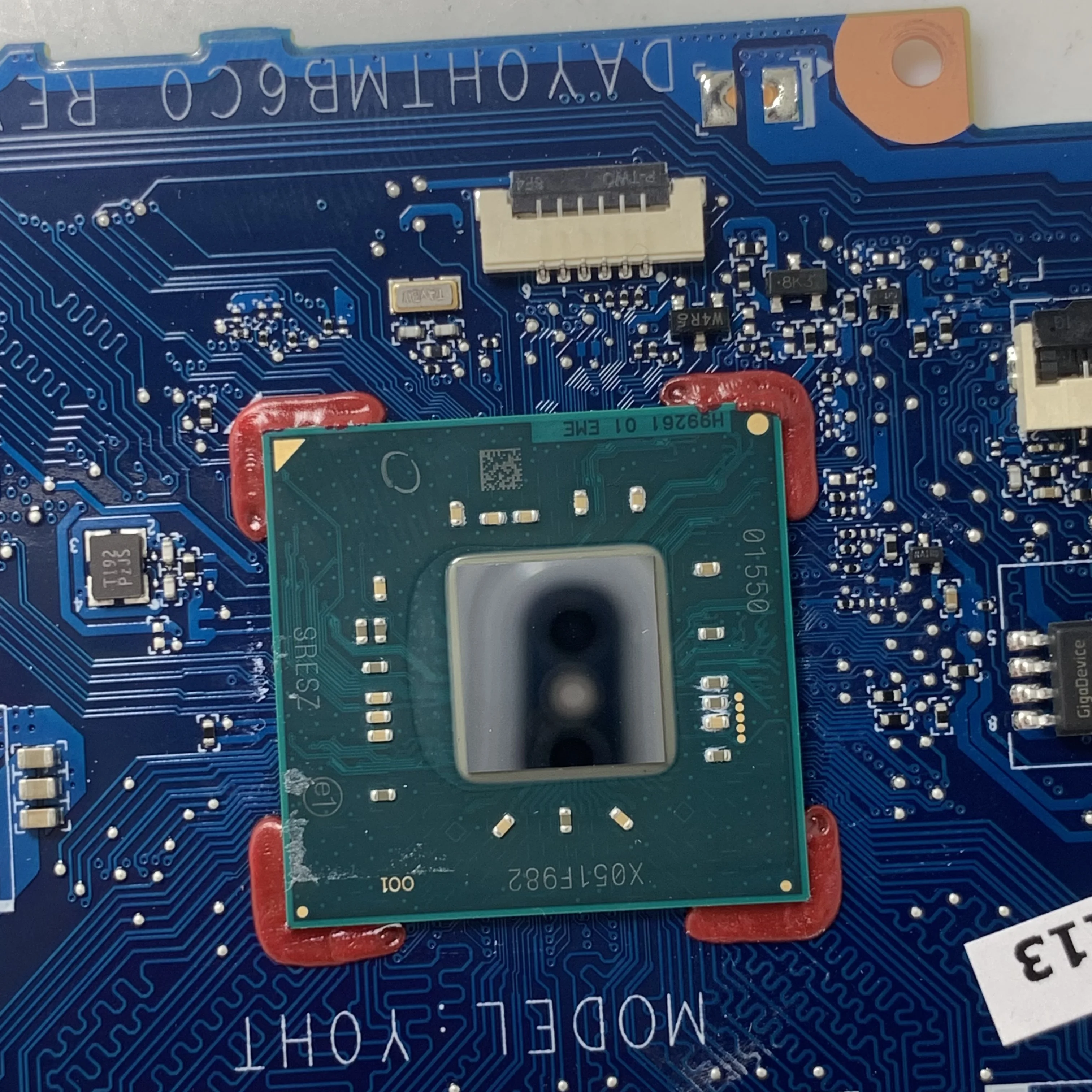 Moederbord DAY0HTMB6C0 Voor HP K12 STR11 G5 Laptop Moederbord Met UMA SRESZ N4120 CPU 4GB RAM 64G 100% Volledige Werken goed