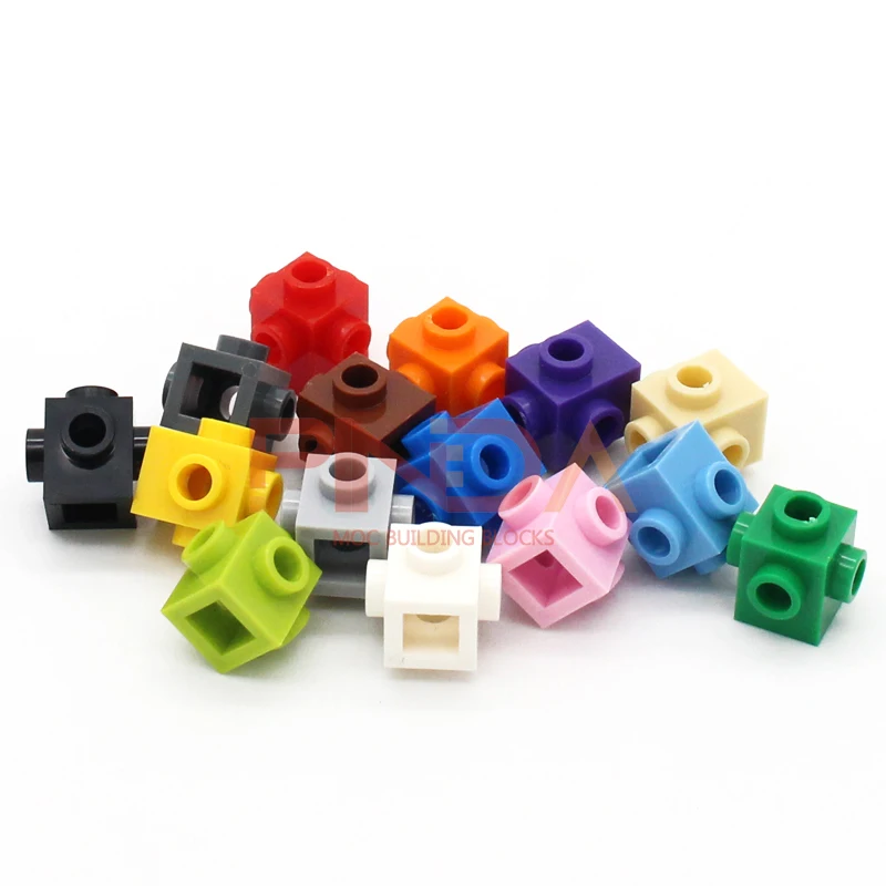 

40pcs Brick Modified 1 x 1 With Studs On 4 Sides 4733 Brick Parts Building Block Accessories Parts DIY Educational Kid Toy