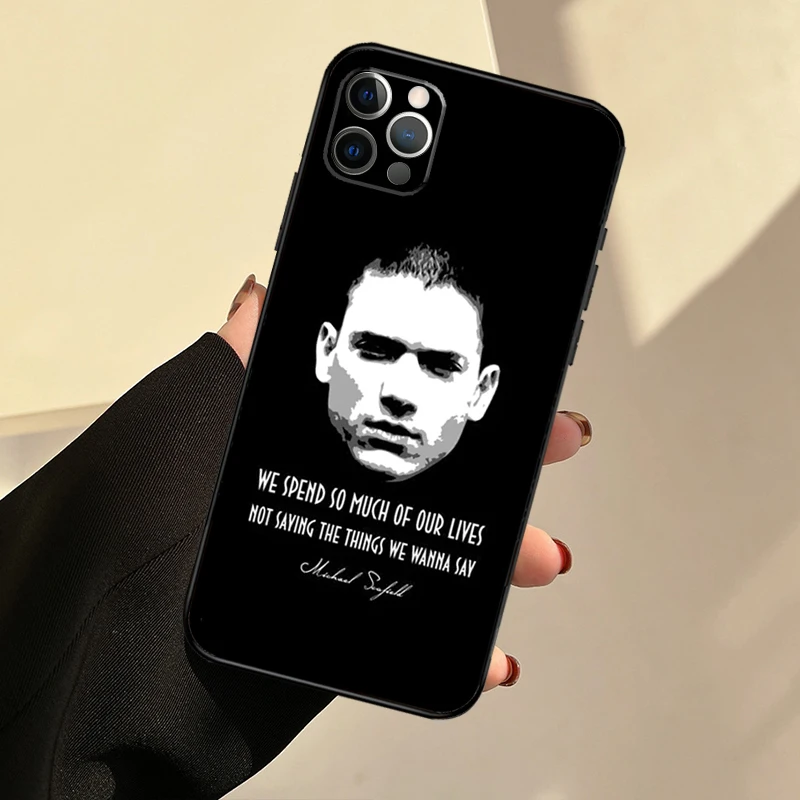 Prison Break For iPhone 14 12 13 Pro X XS XR 7 8 Plus 11 Pro Max SE2 Funda Coque Capa Full Cover