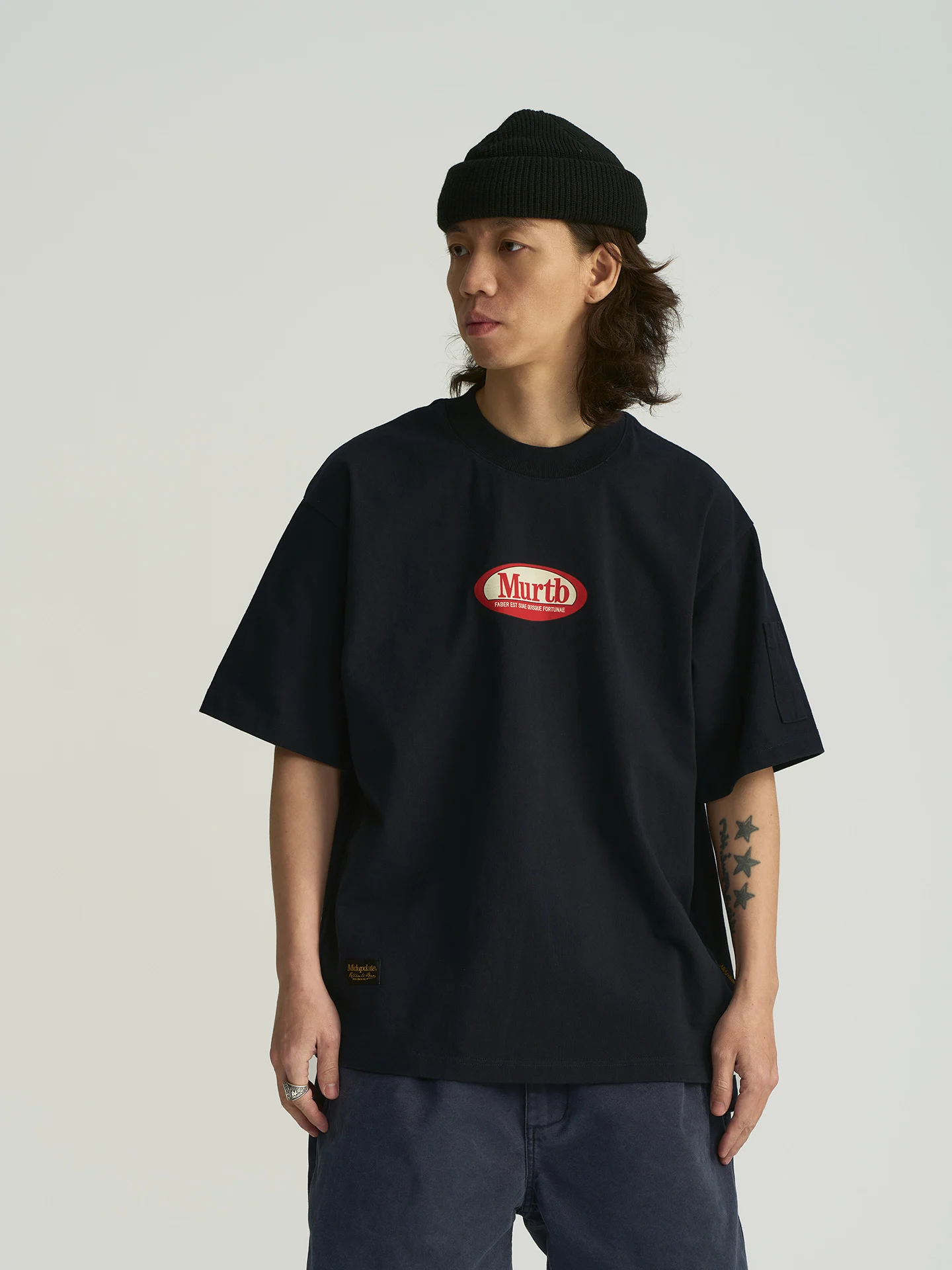 

Loose American Sle ort Sve T-irt Color Blo Print Letter Casual Comfortable Breathable Cotton Top for Men And Women