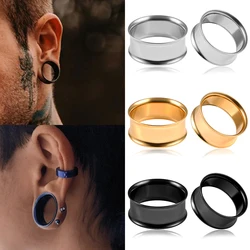 Doearko 2pcs 3-38mm Ear Plugs Tunnel Flesh Earring Gauges Hollow Piercing Tunnels Ear Expander Stretcher Body Jewelry