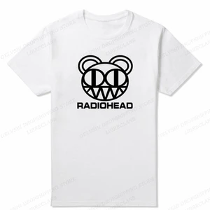 Vintage Radiohead T Shirt Men Fashion T-Shirt Cotton T-Shirt Boy Tees Shole T-Shirt Rock Band T-shirts 10 Main Sales Rock Blouse - №9