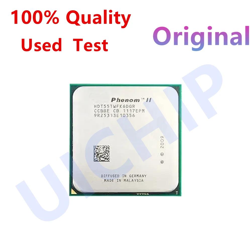 Processador Phenom II X6 1055T X6-1055T 125W 2.8Ghz Seis Núcleos HDT55TFBK6DGR Socket AM3