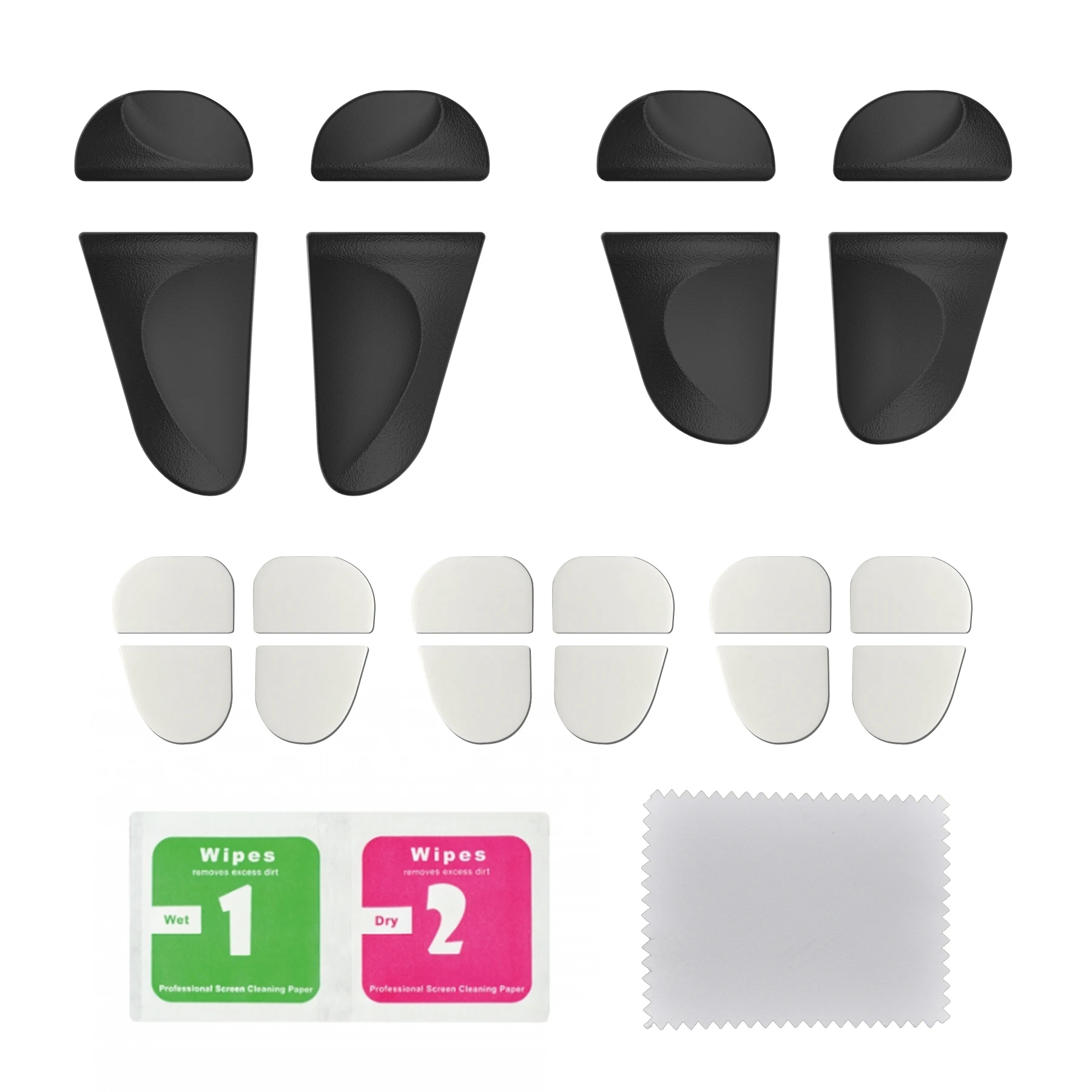 PlayVital 2쌍 어깨 버튼 확장 트리거, ps4용 범퍼 트리거 확장기 모든 모델 컨트롤러 - 블랙