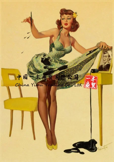 Craftsman Tool Sticker Stripe Girl Sexy Decal Mechanic Toolbox Sign Wall Sticker Doors Stickers