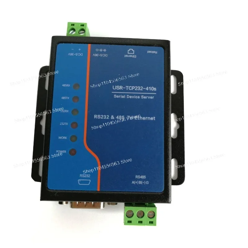 USR-TCP232-410s Dual Serial Server, RS485/RS232 to Ethernet Converter for TCP/IP Networking