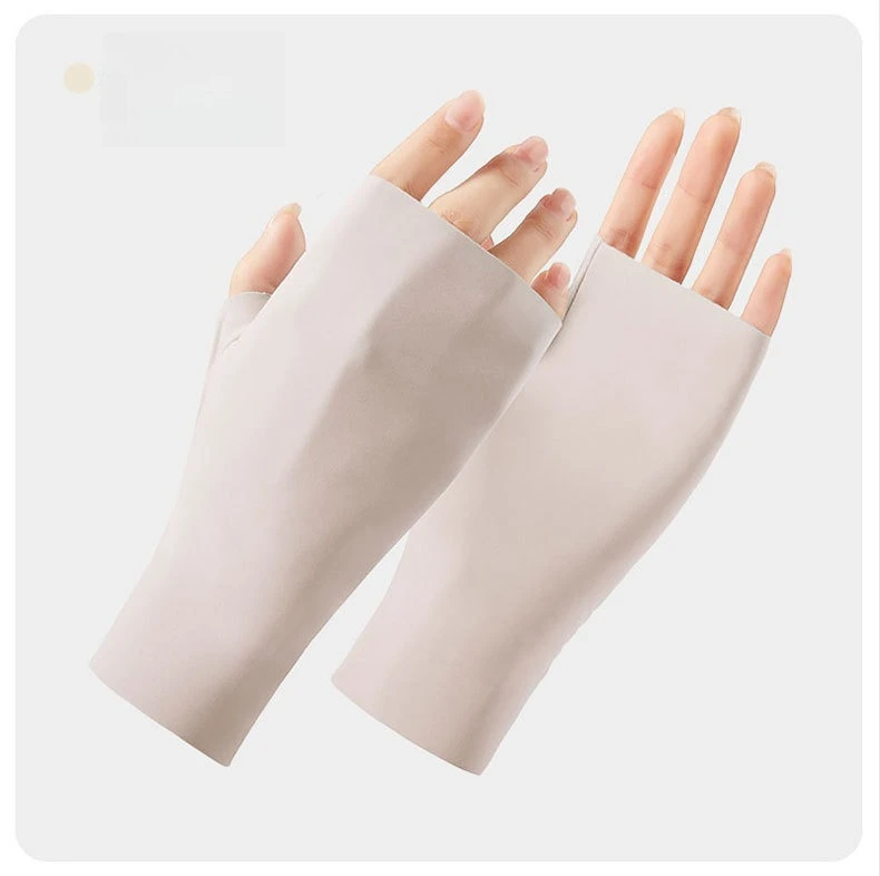 Sun protection gloves UV light sun protection gloves Ice silk cool gloves Outdoor riding gloves